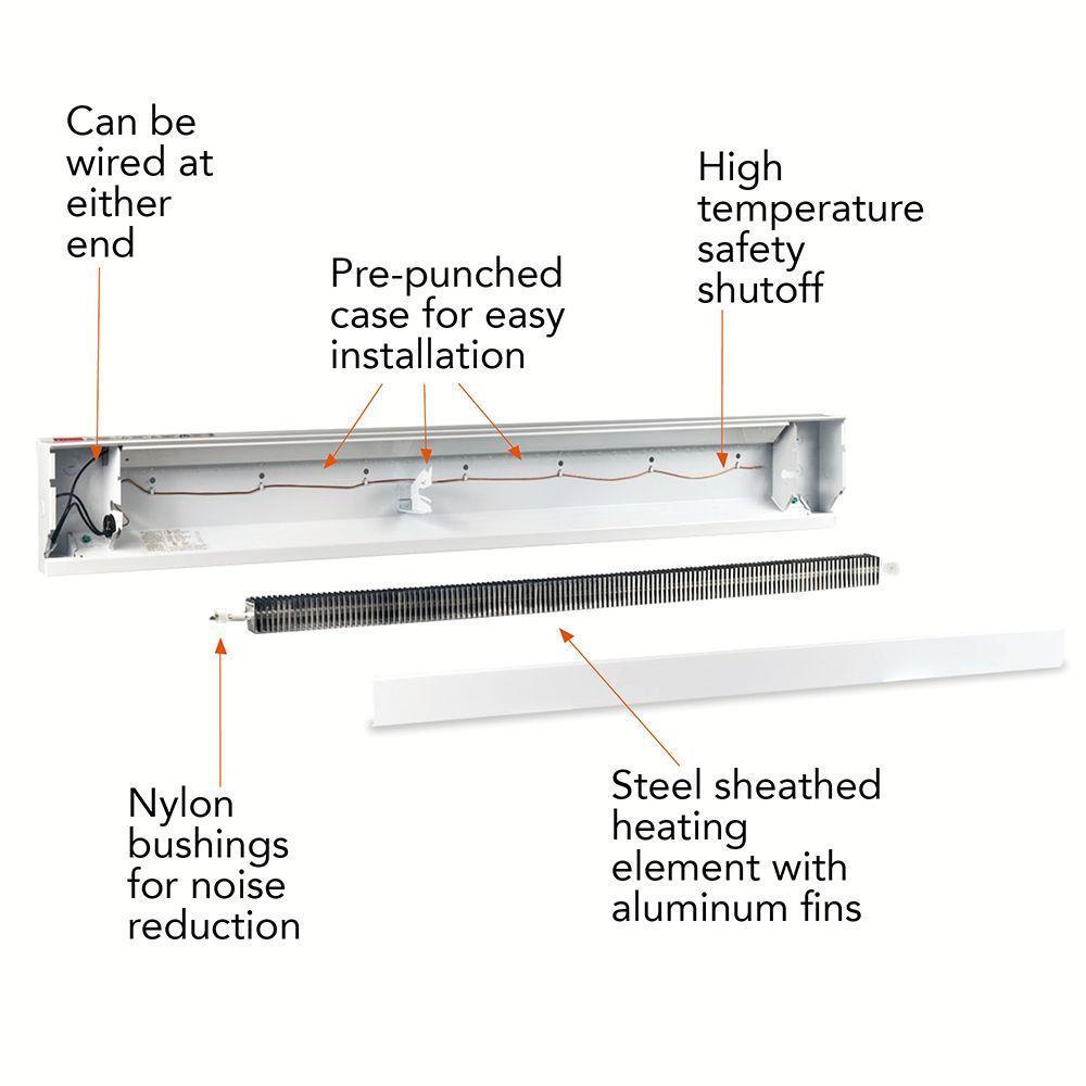 Cadet #03360 240V 8' Base Electric Heater