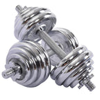 Adjustable Dumbbells 30KG/66LBS with Connector Options for Barbell