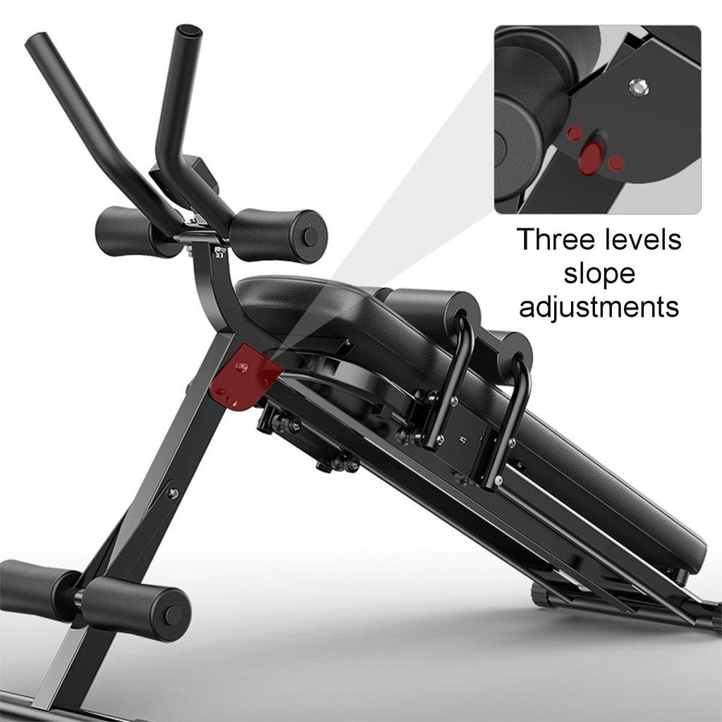 SINGES Multifunctional Sit Up Bench, Incline Decline Bench with LCD Display Workout Full Body for Home Gym, Sit Abdominal Bench Fitness Board Abdominal Exercise Equipment, Suitable Men and Women,Black