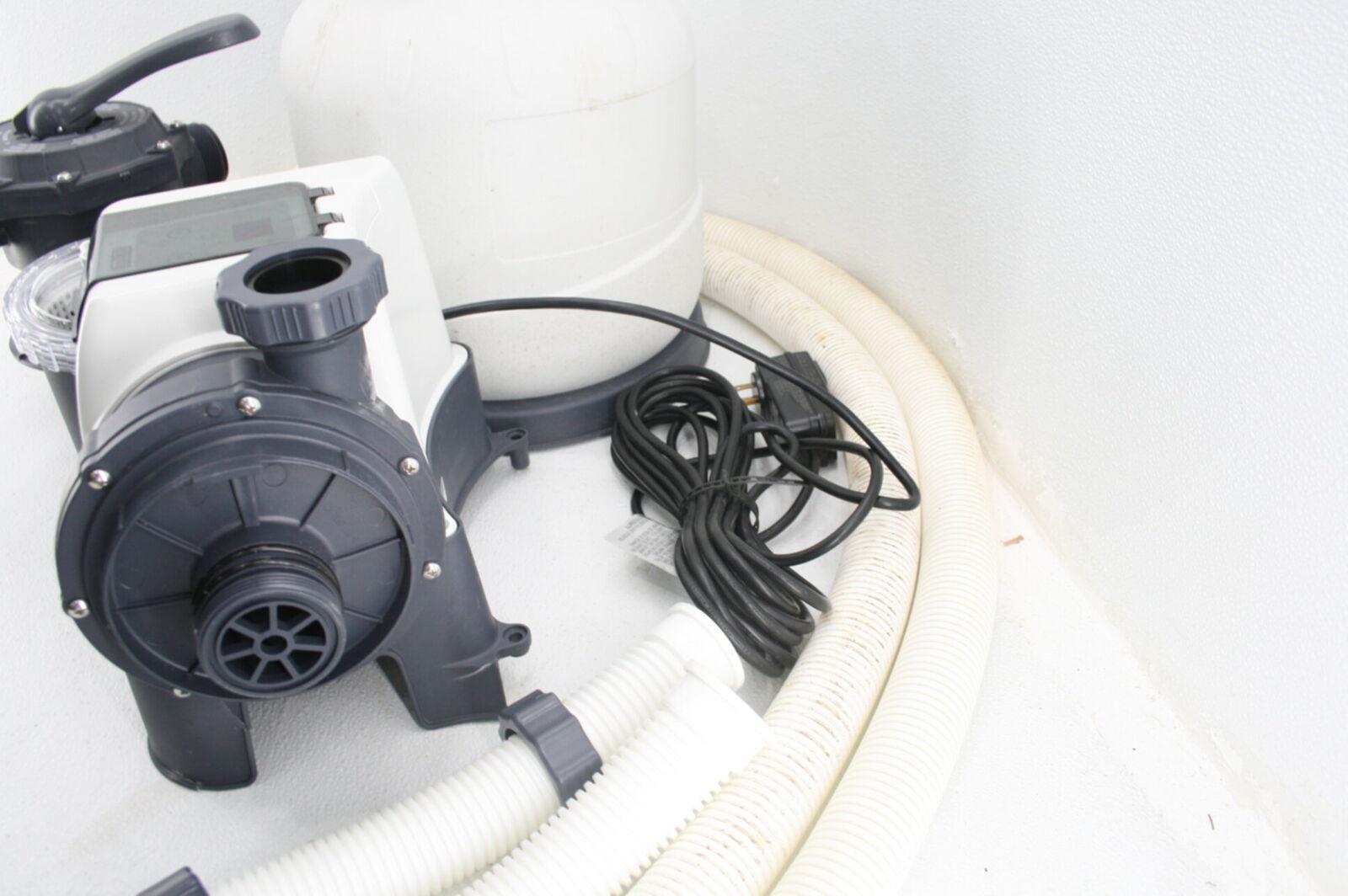 see notes intex 26645eg sx2100 krystal clear sand filter pump 12in