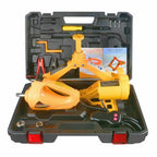 Car Electric Jack 3T 12V Rolling Scissor Lift Portable 420mm Flashlight Wrench