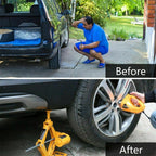 Car Electric Jack 3T 12V Rolling Scissor Lift Portable 420mm Flashlight Wrench