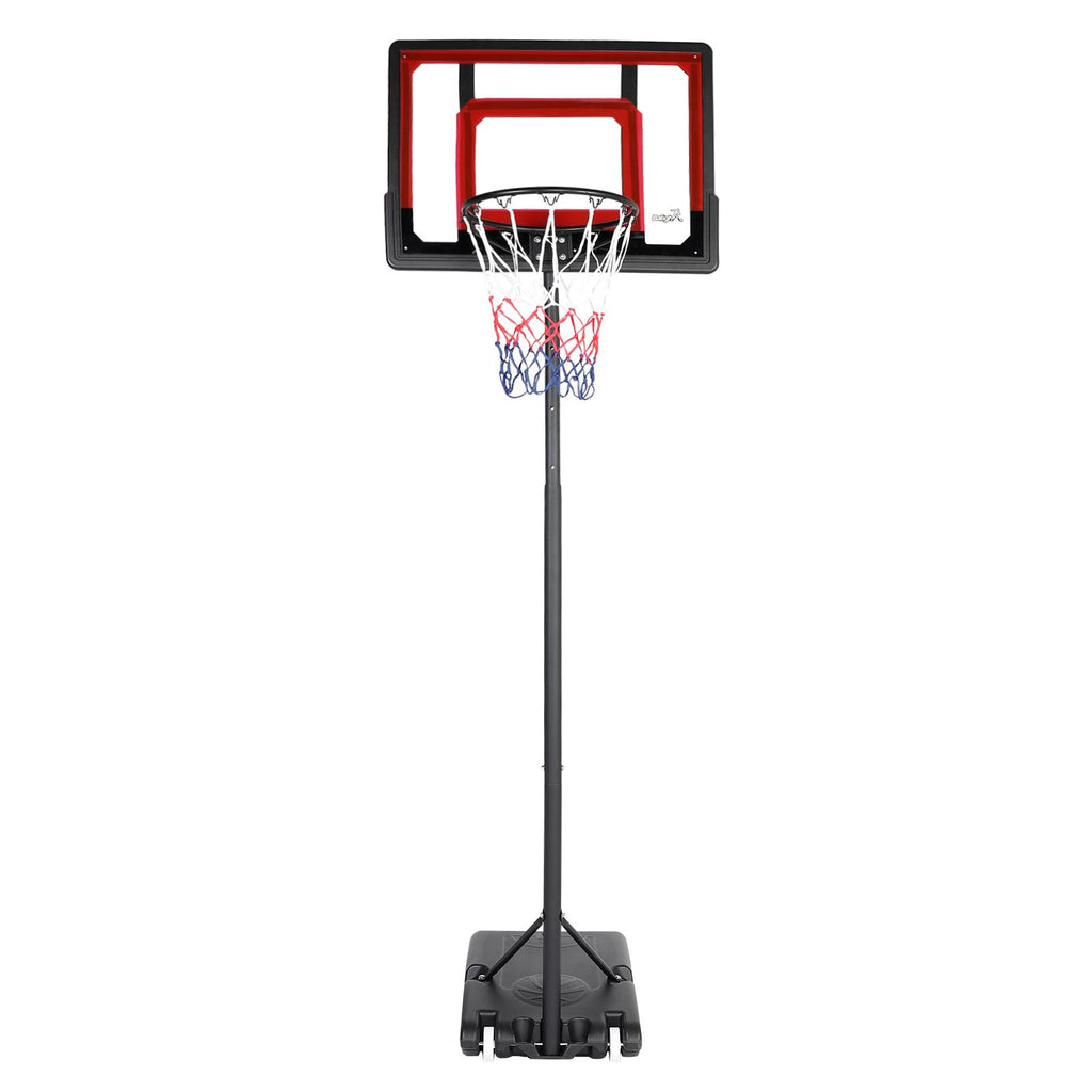 Balight 1269 Pro Court Height Adjustable Portable Basketball System, 33 Inch Backboard