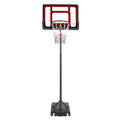 Balight 1269 Pro Court Height Adjustable Portable Basketball System, 33 Inch Backboard