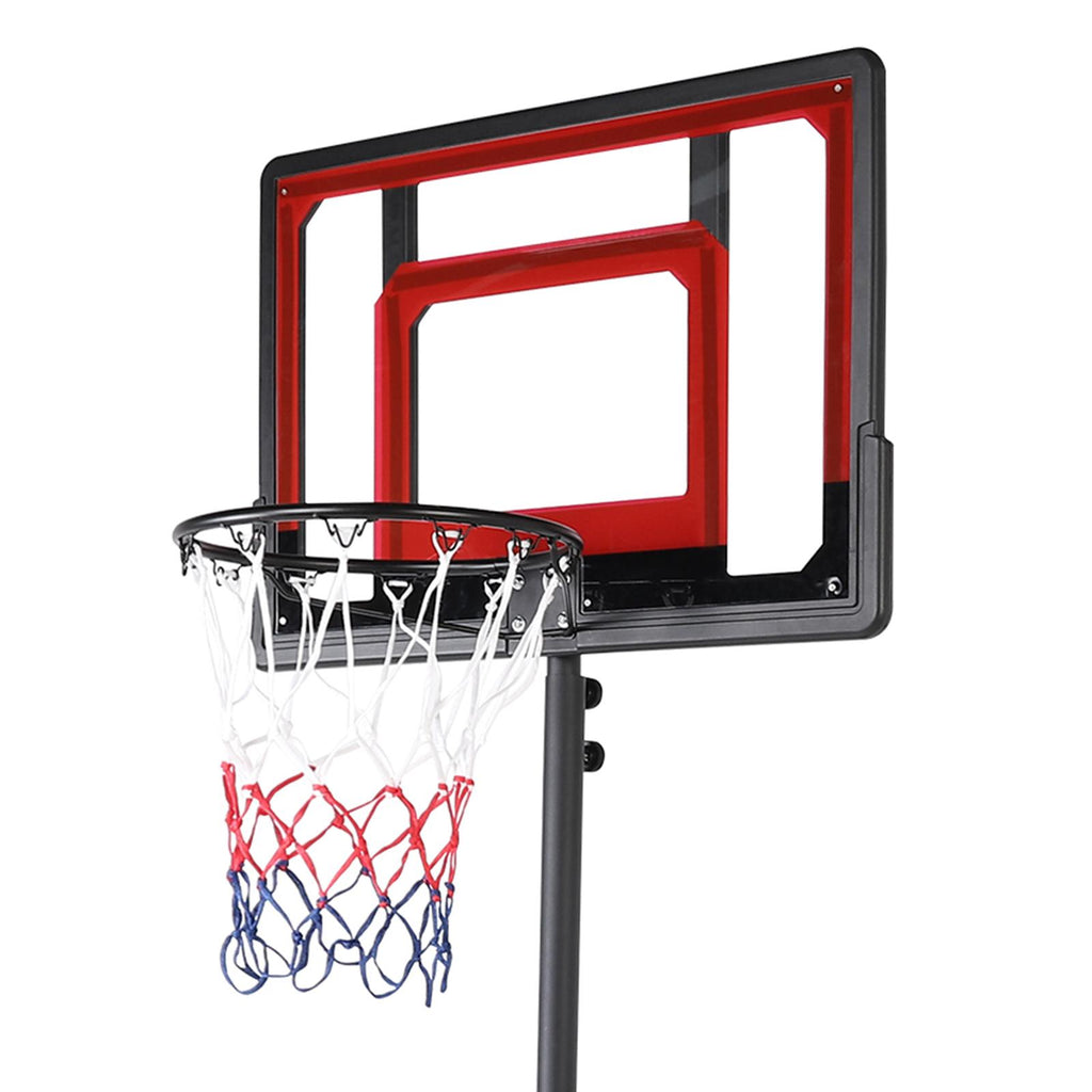 Balight 1269 Pro Court Height Adjustable Portable Basketball System, 33 Inch Backboard