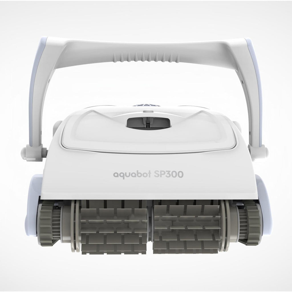 Aquabot SP300 APP Robotic Pool Vacuum Cleaner w/ Dual Brushes, Large Ultra Fine Filter Cartridges, &amp; Customizable Cleaning