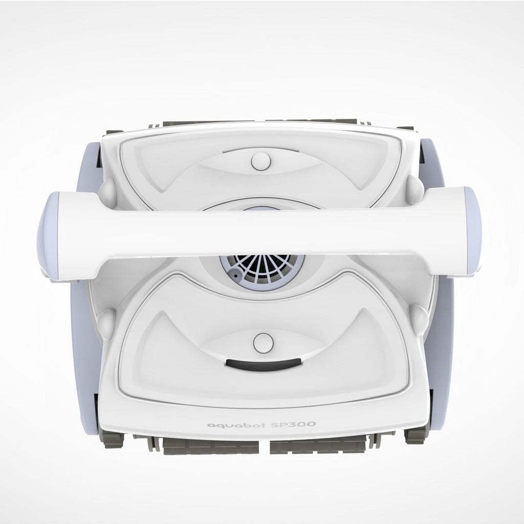 Aquabot SP300 APP Robotic Pool Vacuum Cleaner w/ Dual Brushes, Large Ultra Fine Filter Cartridges, &amp; Customizable Cleaning
