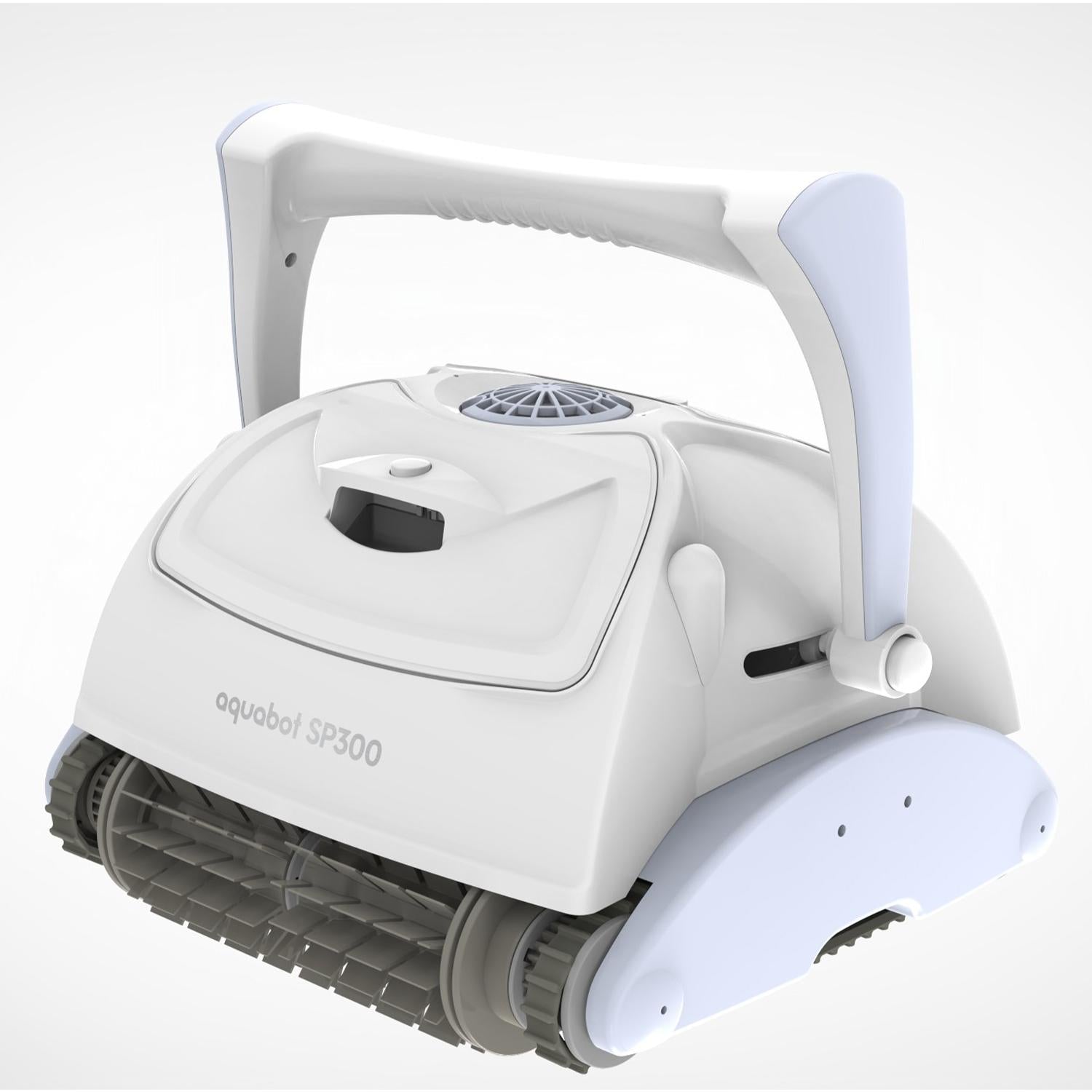 Aquabot SP300 APP Robotic Pool Vacuum Cleaner w/ Dual Brushes, Large Ultra Fine Filter Cartridges, &amp; Customizable Cleaning