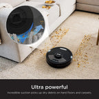 Shark AI Ultra 2in1 Robot Vacuum &amp; Mop with Sonic Mopping, Matrix Clean, Home Mapping, CleanEdge Technology, for Pet Hair, Wifi, Works with Alexa, Black/Mocha (RV2620WD)