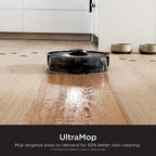 Shark AI Ultra 2in1 Robot Vacuum &amp; Mop with Sonic Mopping, Matrix Clean, Home Mapping, CleanEdge Technology, for Pet Hair, Wifi, Works with Alexa, Black/Mocha (RV2620WD)