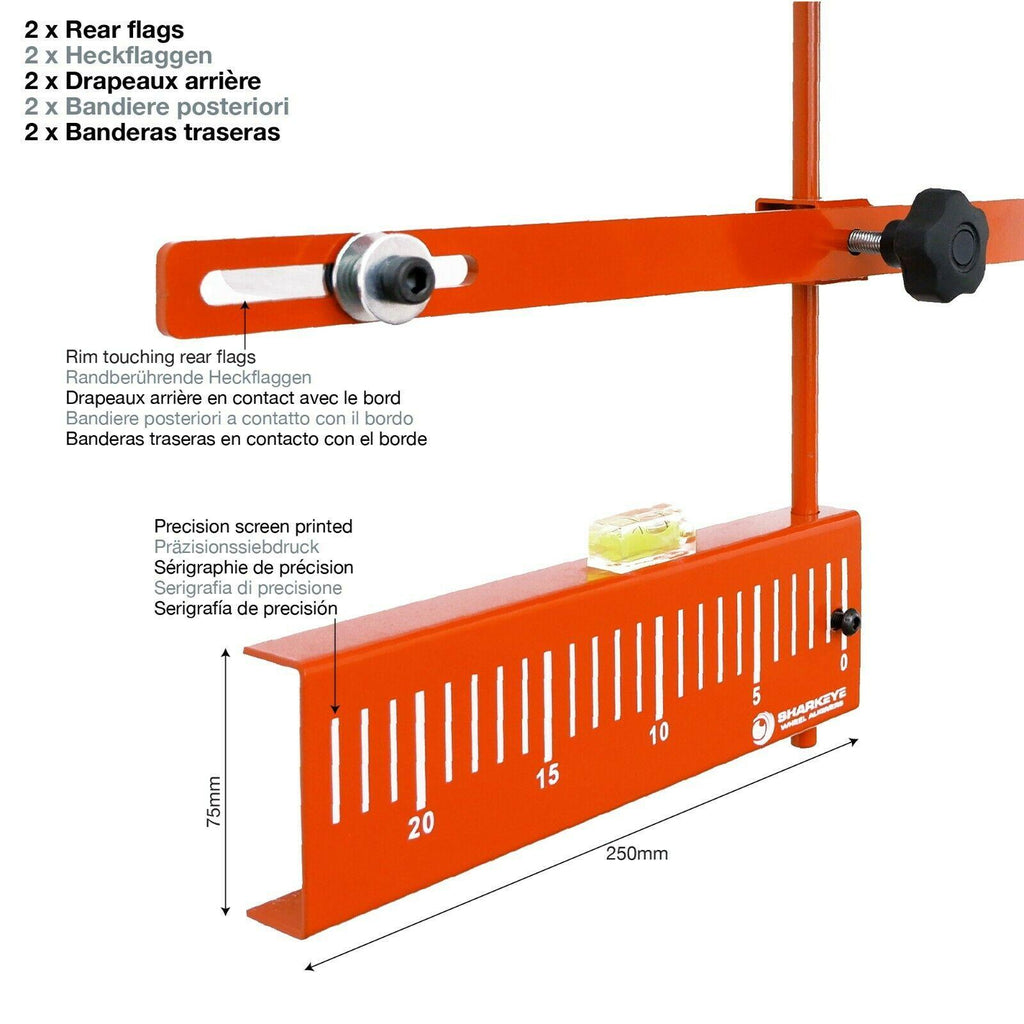 SharkEye Falcon LC4WLA 4 Wheel Laser Aligner