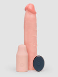 Fantasy X-Tensions 3 Extra Inches Extra Girthy Remote Control Silicone Penis Extender, Flesh Pink