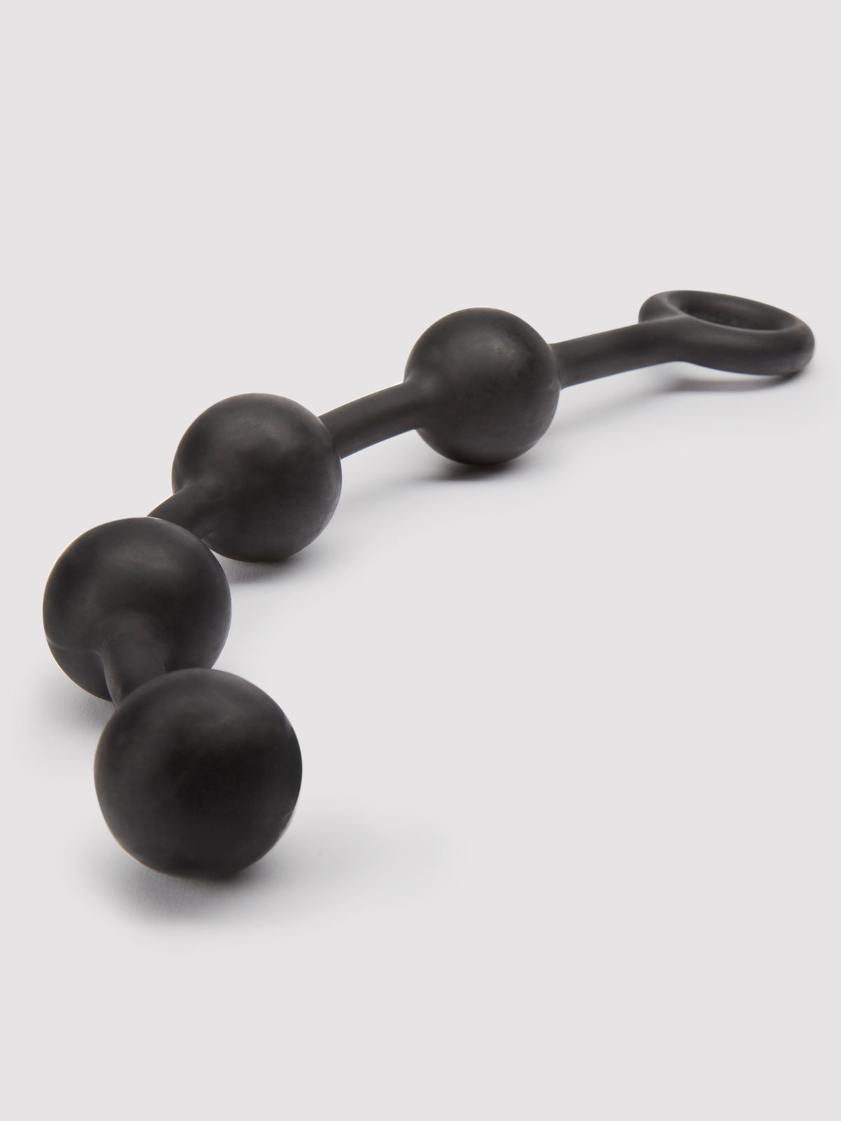 Cannonballs Large Silicone Anal Beads, Black