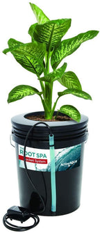 active aqua rs5galsys root spa 5 gallon hydroponic bucket deep water culture grow kit system with multi-purpose air hose and air pump, black, 2 pack