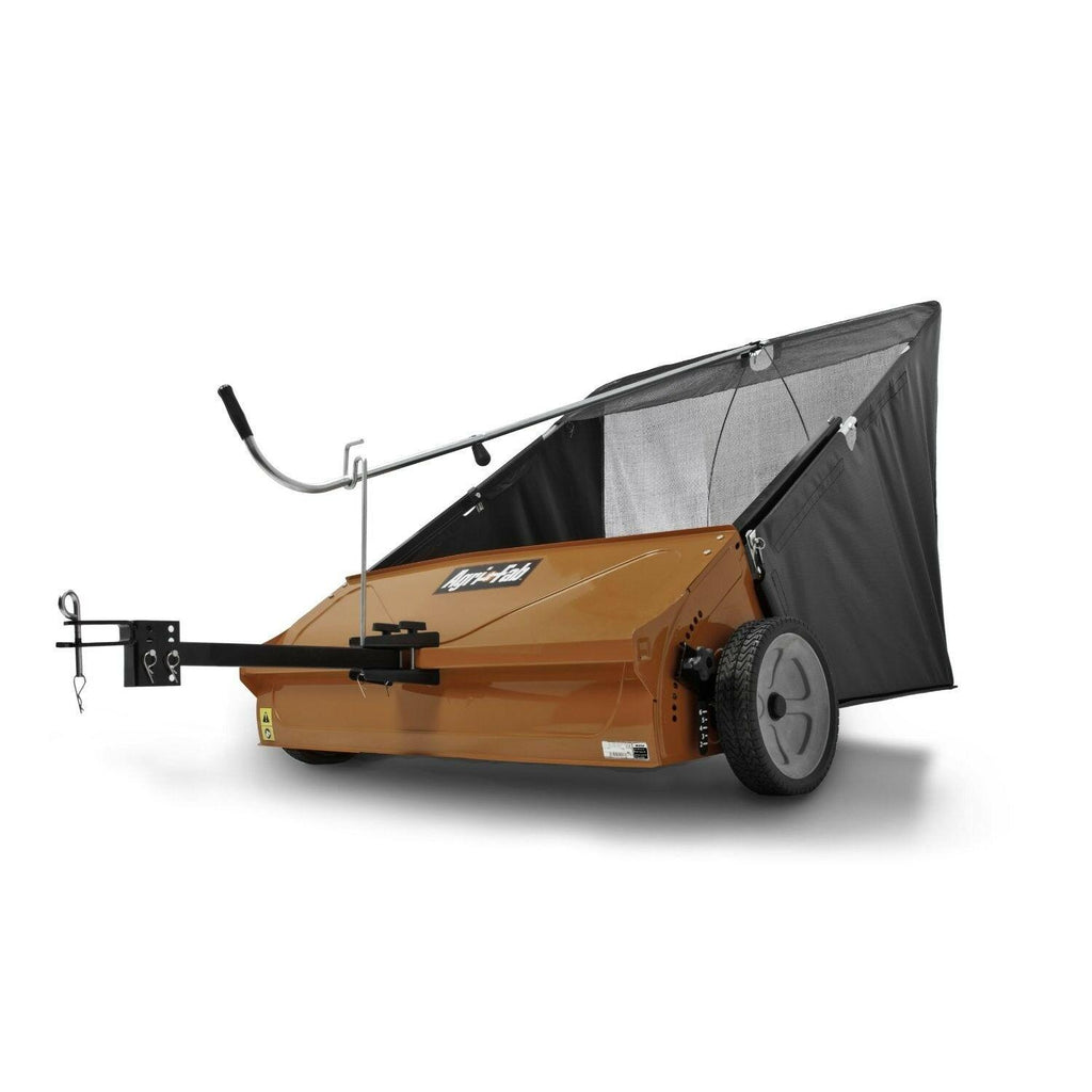 NEW AGRI-FAB 45-0492 USA MADE 44" INCH YARD LAWN TOW BEHIND SWEEPER 7724743