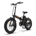 20" 7 Speed 36V Folding Electric Bike with 500W Motor, Mountain Bicycle 3 Riding Modes, Adjustable handlebar and saddle Electric Bike