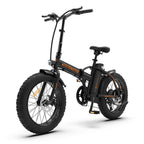20" 7 Speed 36V Folding Electric Bike with 500W Motor, Mountain Bicycle 3 Riding Modes, Adjustable handlebar and saddle Electric Bike