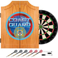 US Coast Guard Wood Finish Dart Cabinet Set
