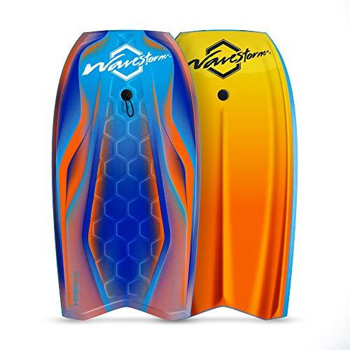 Wavestorm-42.5in Performance Foam Bodyboard with Sector Fin Channel Bottom | Bodyboard for Beginners and All Surfing Levels | Co