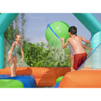 H2OGO!  H2OGO! 53384E Dodge and Drench 14.75 x 14.75 x 8.75 Foot Kids Inflatable Large Outdoor Play Bounce House Game and Water