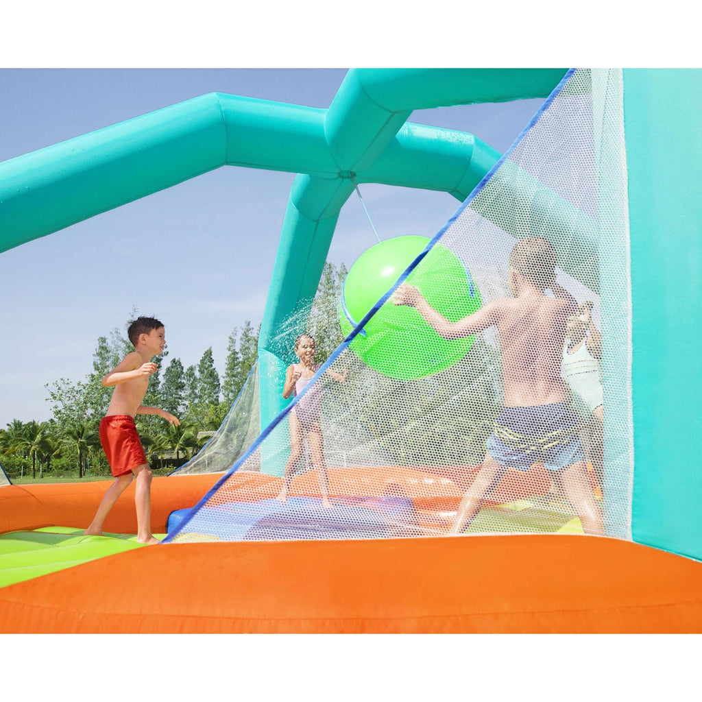 H2OGO!  H2OGO! 53384E Dodge and Drench 14.75 x 14.75 x 8.75 Foot Kids Inflatable Large Outdoor Play Bounce House Game and Water