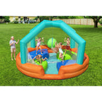 H2OGO!  H2OGO! 53384E Dodge and Drench 14.75 x 14.75 x 8.75 Foot Kids Inflatable Large Outdoor Play Bounce House Game and Water