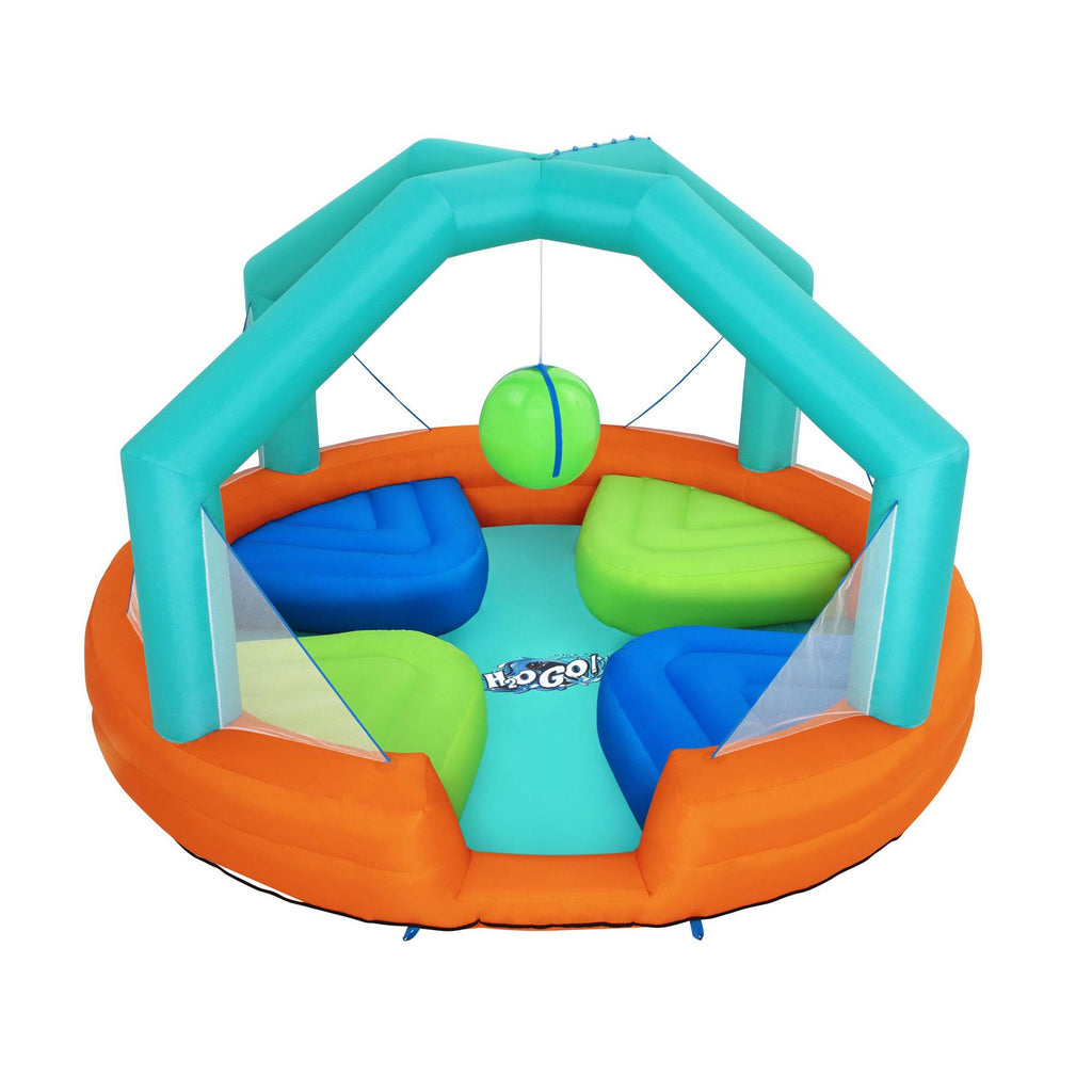 H2OGO!  H2OGO! 53384E Dodge and Drench 14.75 x 14.75 x 8.75 Foot Kids Inflatable Large Outdoor Play Bounce House Game and Water