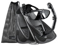 Phantom Aquatics Voda Full Foot Mask Fin Snorkel Set, Made in Italy