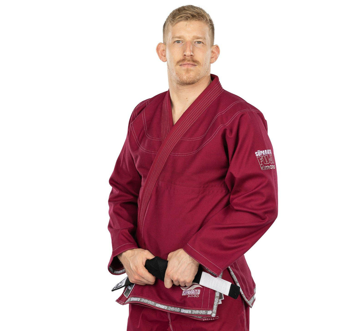 Fuji Suparaito Superlite Brazilian Jiu Jitsu Gi - Burgundy (A5)
