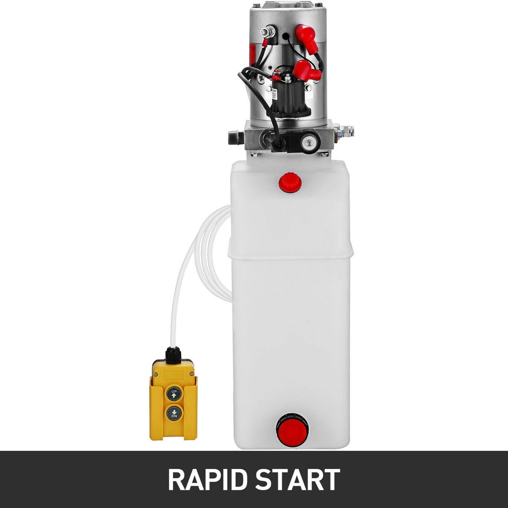 10 Quart Single Acting Hydraulic Pump Dump Trailer Reservoir Crane Repair