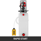 10 Quart Single Acting Hydraulic Pump Dump Trailer Reservoir Crane Repair