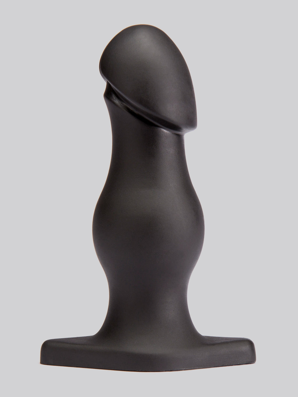 Doc Johnson Titanmen The Rumpy Smooth Butt Plug 6.5 Inch, Black