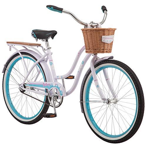Schwinn Destiny Women's Beach Cruiser Bike, Single Speed, 24 In. Wheels, Purple