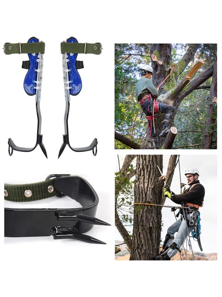 Tree Climbing Nail Set, Adjustable Tree Gear, Straight Climbing Shoes, Hunting, Observation and PicClimbing Nail Hunting Equipment