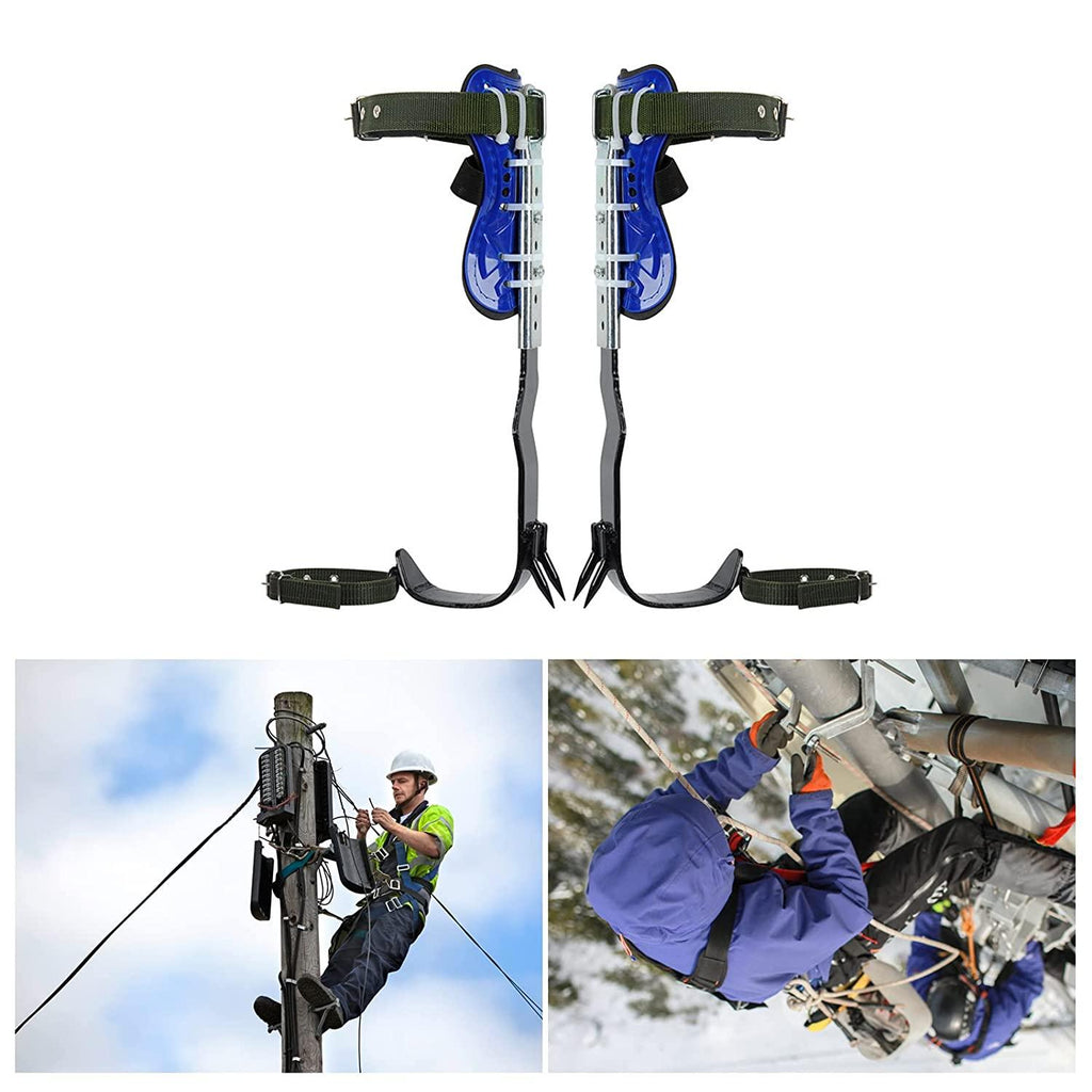 Tree Climbing Nail Set, Adjustable Tree Gear, Straight Climbing Shoes, Hunting, Observation and PicClimbing Nail Hunting Equipment