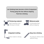 Tree Climbing Nail Set, Adjustable Tree Gear, Straight Climbing Shoes, Hunting, Observation and PicClimbing Nail Hunting Equipment