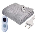 Viugreum Electric Heated Blanket, 50 x 60 inches Heated Throw Blanket with 3 Heating Levels, Washable Flannel Heating Pad, Soft Electric Heating Pad, Suitable for Home and Office