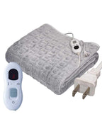 Viugreum Electric Heated Blanket, 50 x 60 inches Heated Throw Blanket with 3 Heating Levels, Washable Flannel Heating Pad, Soft Electric Heating Pad, Suitable for Home and Office