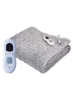 Viugreum Electric Heated Blanket, 50 x 60 inches Heated Throw Blanket with 3 Heating Levels, Washable Flannel Heating Pad, Soft Electric Heating Pad, Suitable for Home and Office