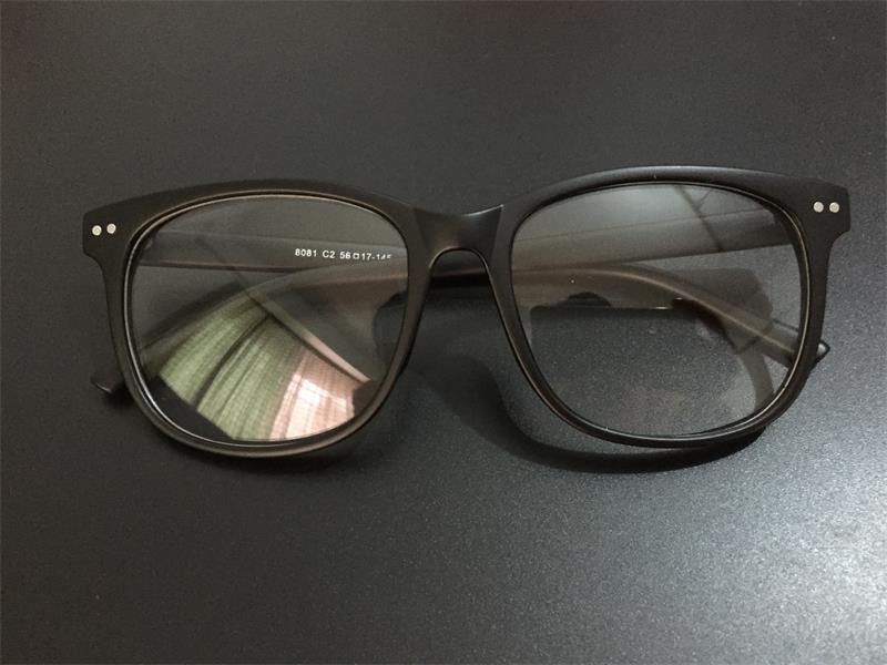 Sunglasses - Classic Retro Clear Lens Optical Squre Frame Glasses