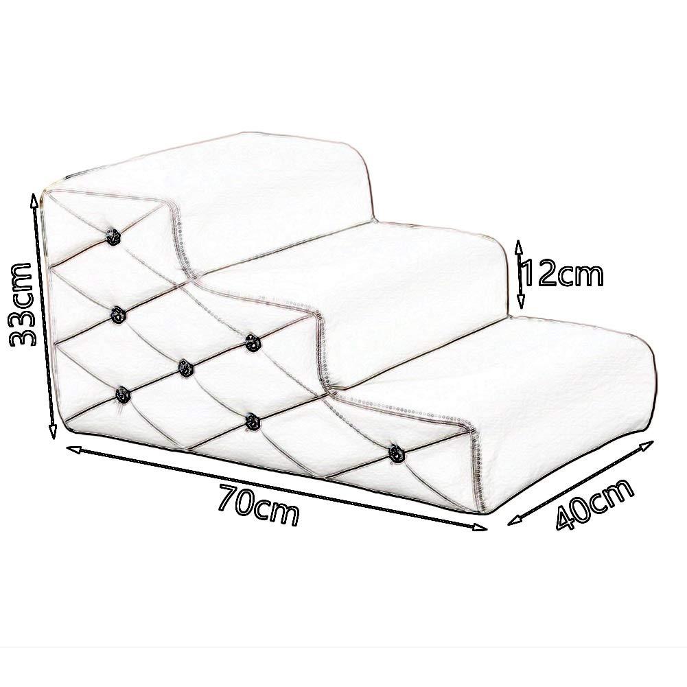RUNWEI 3 Step Dog Stair Pet Stair Leisure Entertainment Toy Go to Bed Ladder Pet Stairs