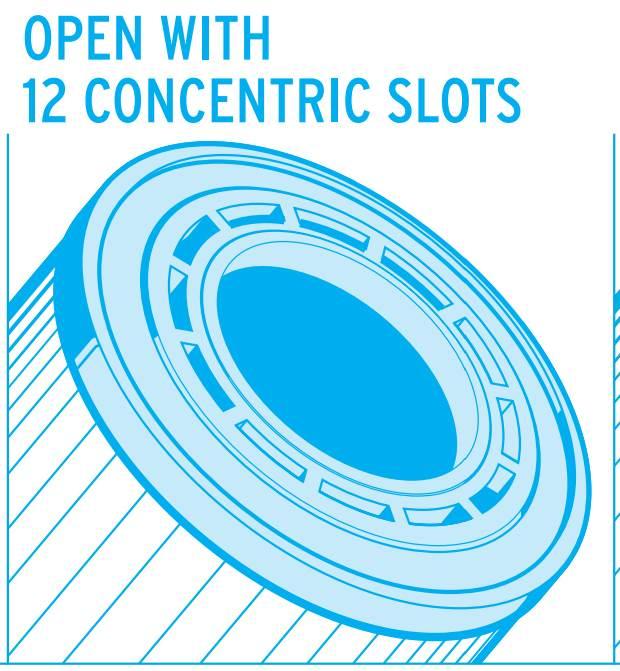 Unicel UHD-SR70 Sta-Rite 70 Sq Ft Replacement Cartridge Filter  Flo (2 Pack)