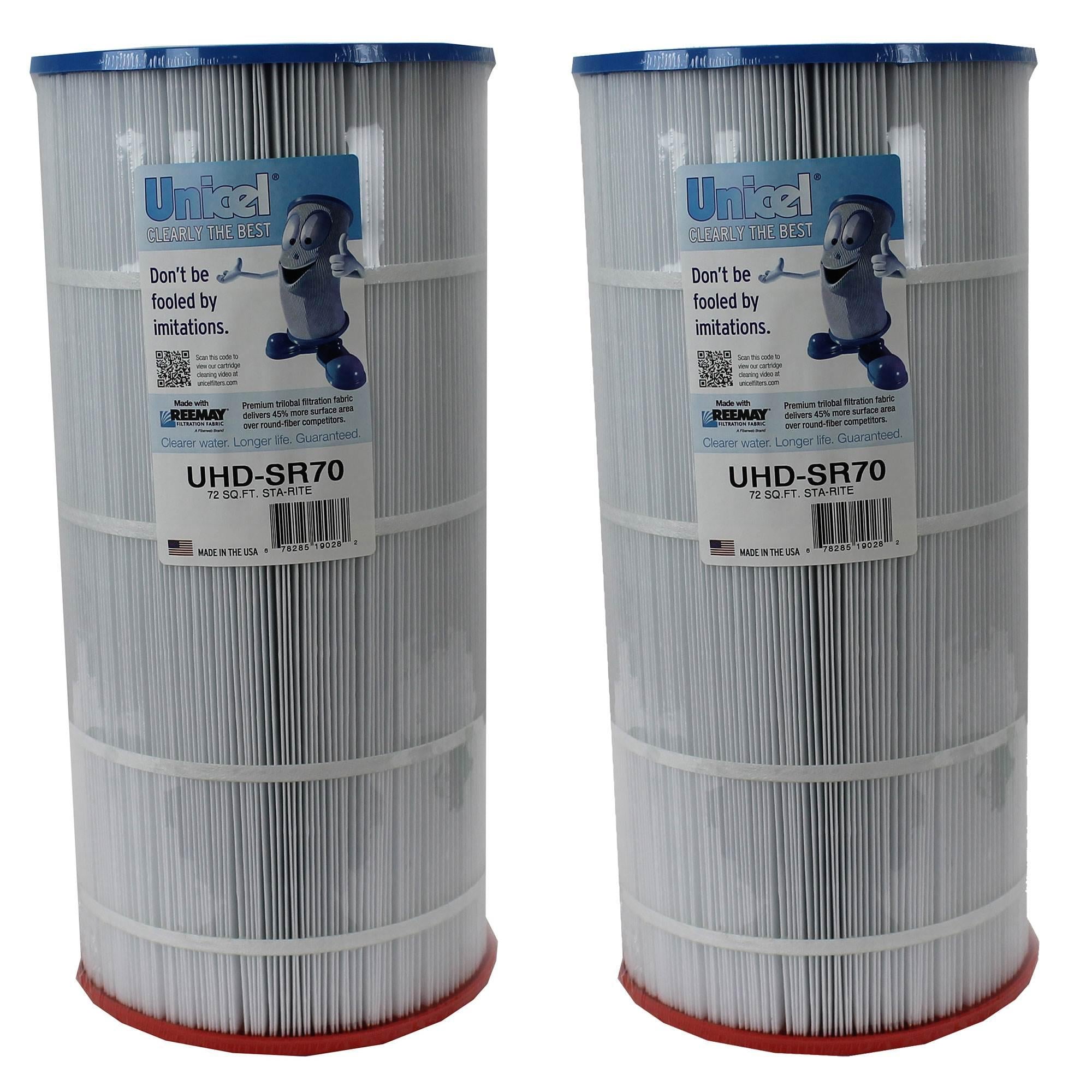 Unicel UHD-SR70 Sta-Rite 70 Sq Ft Replacement Cartridge Filter  Flo (2 Pack)