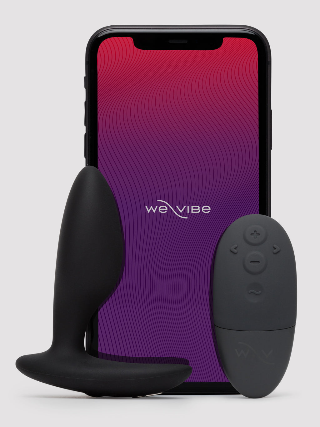 We-Vibe Ditto+ Rechargeable Remote and App Control Vibrating Butt Plug, Black | Black