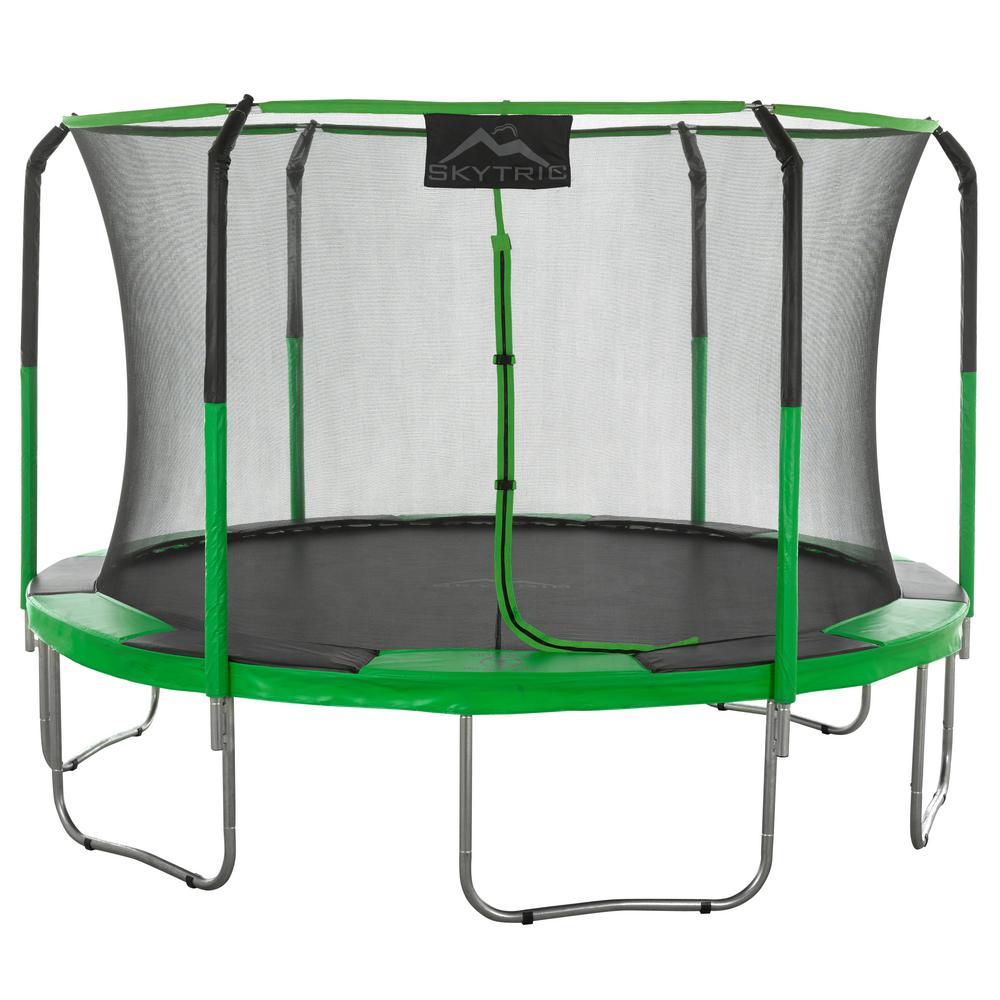 11 ft. Trampoline with Top Ring Enclosure System equipped with the Easy Assemble Feature