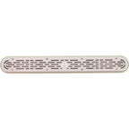 AquaStar Pool Products Channel Drain, Aquastar, 32", Flat Grate, For Concrete, White