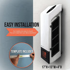 JIUJIANG HS-1000-WX-WIFI WiFi Infrared Wall Heater, 1000 Watt