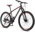 Mountain Bike, 27.5 x 17inch Aluminum Alloy Frame, 21 Speed with  Derailleur, Suspension Fork &amp; Disc Brake Outdoor Bikes for Men Women