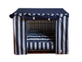 Dog Crate Cover in Nautical Stripe