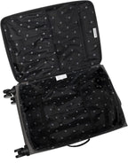 Citywide 29" Softside Checked 8 Wheel Spinner, Charcoal